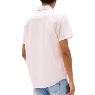 Chemisette Rayures Blanc/Rose Homme Tommy Hilfiger Linen Blend vue 2