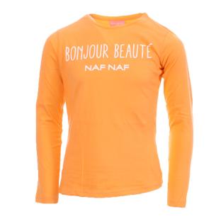 T-shirt Orange Fille Naf Naf 4051 pas cher