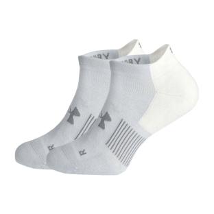 X1 Paire de Chaussettes Gris/Blanc Homme Under Armour Armourdry Run pas cher