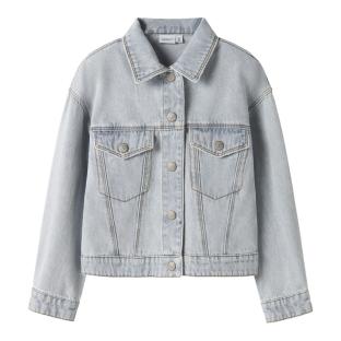 Veste en Jean Bleu Fille Name It Mila pas cher