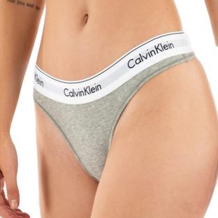 String Gris Femme Calvin Klein Jeans ThongGS 0000F3786E pas cher