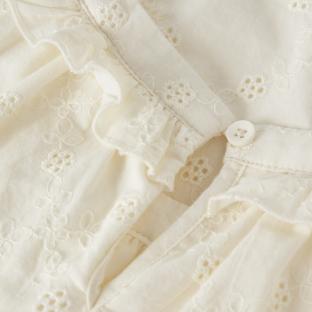 Blouse Blanche Fille Lil' Atelier Hosa Loose vue 0