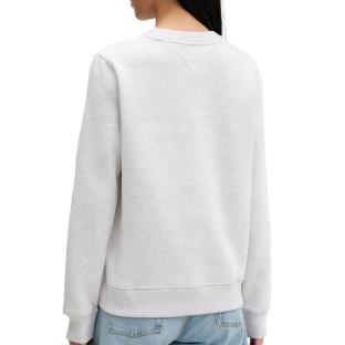 Sudadera gris de mujer Tommy Hilfiger Flag Crew1 ver 0