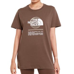 T-shirt Marron Femme The North Face Rela pas cher