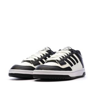 Baskets Noires/Blanches Enfant Adidas Rapid Court vue 0