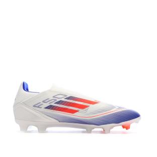 Chaussures de Foot Blanc/Bleu Adidas F50 League Ll FG/MG vue 0
