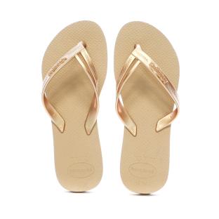 Tongs Dorées Femme Havaianas Hav. Elegance vue 3