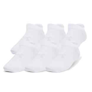 X6 Paires de Chaussettes Blanches Mixte Under Armour Essential pas cher