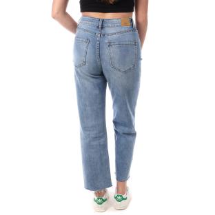 Jean Droit Bleu Femme Monday Premium Droit Denim vue 2