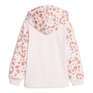 Sweat Blanc/Rose Fille Puma Mixmch vue 2