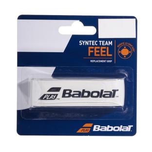 Grip de Tennis Blanc Babolat Babolat Syntec Team pas cher