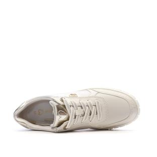Baskets Beige Femme Marco Tozzi Cream vue 0