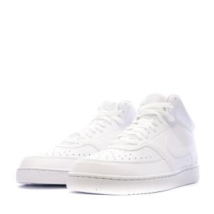 Baskets Blanches Homme Nike Court Vision Mid vue 6
