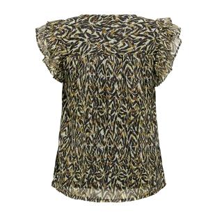 Blouse Marron/Noire Femme Only Leliza vue 2