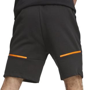 OM Short Noir/Orange Homme foot Puma 2023/2024 vue 2