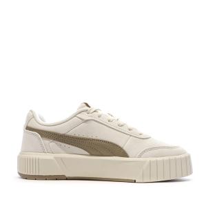 Baskets Beiges/Taupe Femme Puma Carina Mia vue 2