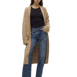 Gilet Marron Clair Femme Vero Moda Jupiter vue 2