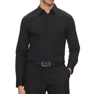 Chemise Noire Homme Calvin Klein Jeans Solid pas cher