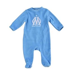 Pyjama Bleu Bébé Garçon OM OMB22010 pas cher