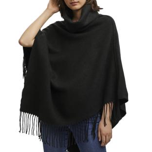 Poncho Noir Femme Vero Moda Kleo pas cher