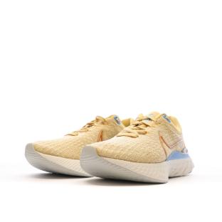 Chaussures de Running Beiges Femme Nike React Infinity Run FK 3 vue 6