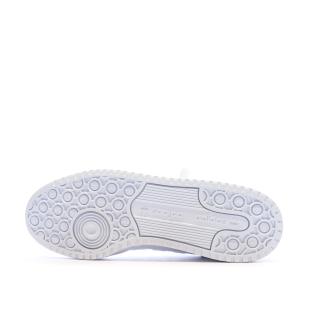 Baskets Blanches Homme Adidas Forum Mid vue 0