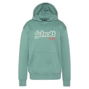 Sweat à Capuche Vert Garçon Schott Sidney pas cher