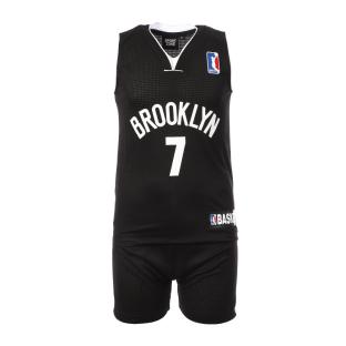 Brooklyn Ensemble de basket Noir/Blanc Enfant Sport Zone pas cher
