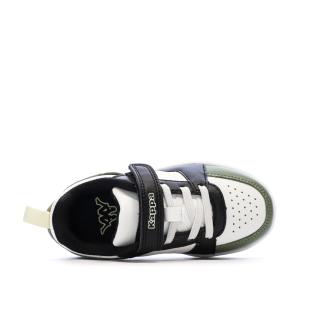 Baskets Blanc/Vert Garçon Kappa Logo Shay 1.0 vue 0