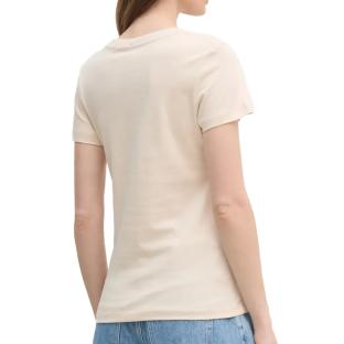 T-shirt Beige Femme Calvin Klein Jeans Gradient vue 2