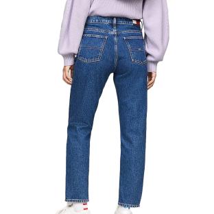 Jean Droit Bleu Brut Femme Tommy Hilfiger Izzie vue 0