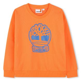 Orange/Blaues Sweatshirt für Jungen von Timberland T60444 Ansicht 0