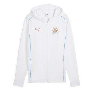 OM Veste de Survêtement Blanche Homme Puma 24/25 pas cher