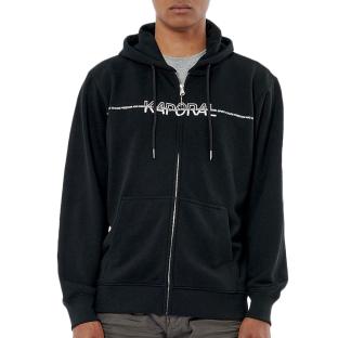 Sweat à Capuche Noir Homme Kaporal ROLAN pas cher