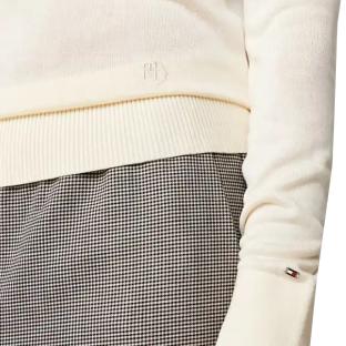Pull Ecru Femme Tommy Hilfiger WW0WW40982 vue 2