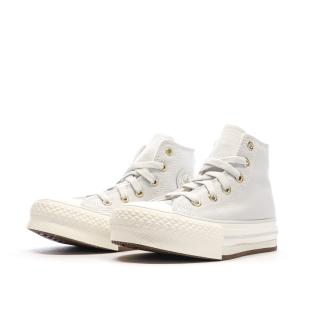 Baskets Grises Fille Converse All Star Eva A10382C vue 6