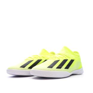 Chaussures de football Jaune Fluo Garçon Adidas X Crazyfast League vue 6