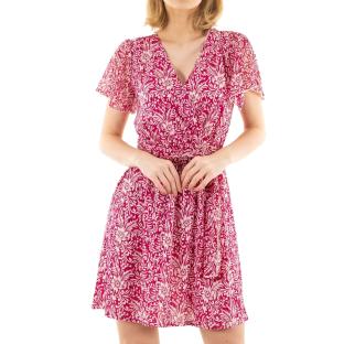 Robe Rose à Motifs Femme Robe Morgan Richie pas cher