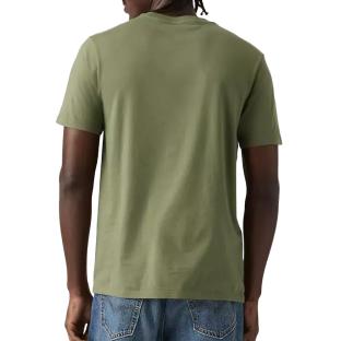 Camiseta verde oliva para hombre Levi's Ss Classic Hm Tee ver 0