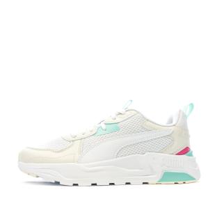 Baskets Blanches/Bleu/Rose Homme Puma Trinity Lite vue 0