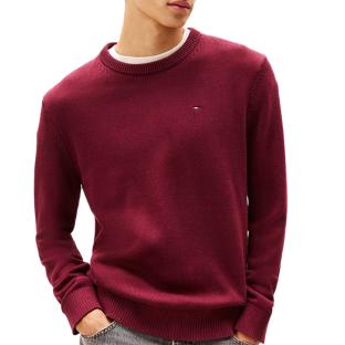 Pull Bordeaux Homme Tommy Hilfiger Slims vue 0