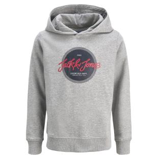 Grauer Kapuzenpullover für Jungen von Jack & Jones „Hurban“ Ansicht 0