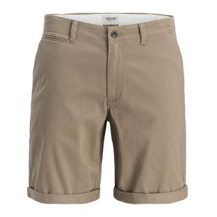 Short Chino Taupe Homme Jack & Jones 12242692 vue 0