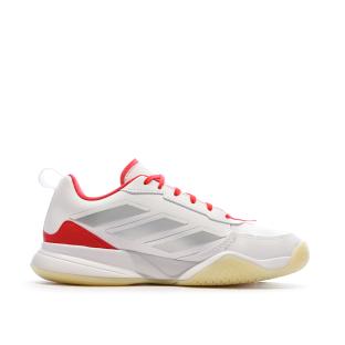 Chaussures de Tennis Blanc/Rouge Femme Adidas Avaflash vue 0