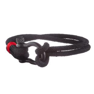 Bracelet Noir Homme Geographical Norway 315024 pas cher