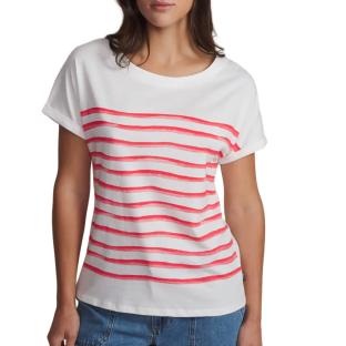 Women’s White/Red T-Shirt TBS Hibiscus Photo of the Espace des Marques %store% store - view of %key%
