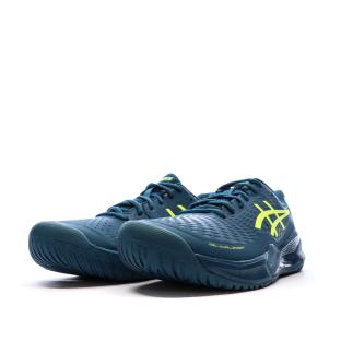 Chaussures de running Bleu/Jaune Homme Asics Challenger vue 6