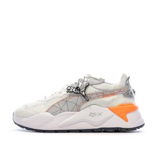Zapatillas blancas/naranjas para hombre Puma Rs-x Up X Ro ver 0