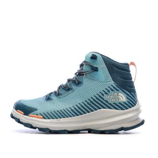 Chaussures de Randonnée Bleues Femme The North Face Vectiv FP Mid Fl pas cher