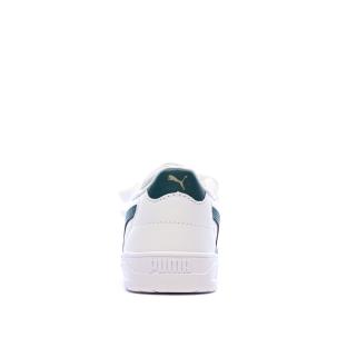 Baskets Blanches/Vertes Garçon Puma Shuffle Downtown vue 0